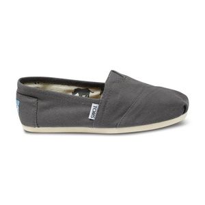 NWT Toms Ash Canvas Men's Classic